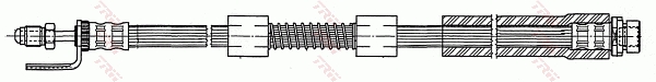 TRW Bremseslange phb507 for FORD