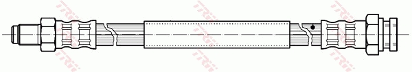 TRW Bremseslange phb512 for LANCIA