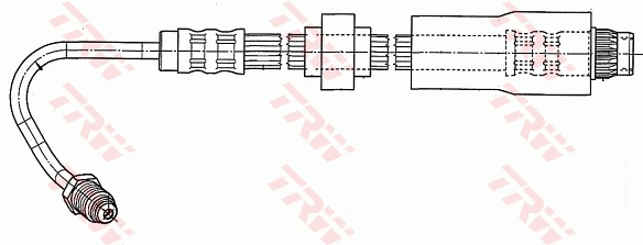 TRW Bremseslange phb543 for RENAULT