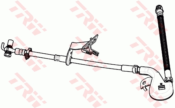 TRW Bremseslange phd1134 for PEUGEOT