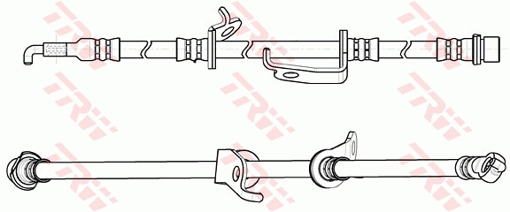 TRW Bremseslange phd1152 for TOYOTA