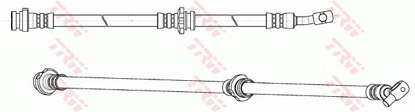 TRW Bremseslange phd1190 for NISSAN