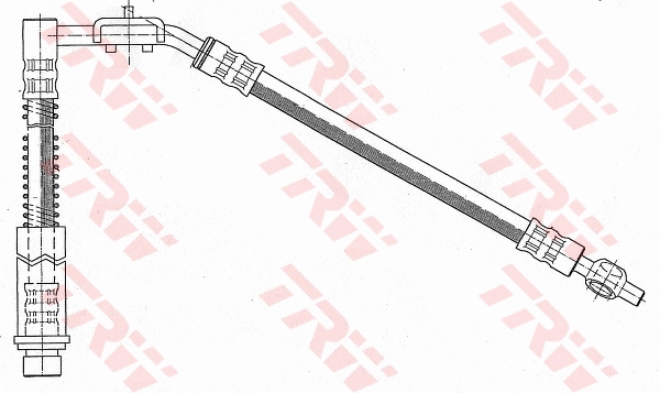 TRW Bremseslange phd257 for ROVER