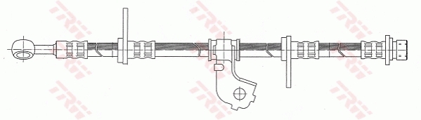 TRW Bremseslange phd316 for HONDA ROVER