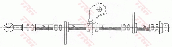 TRW Bremseslange phd317 for HONDA ROVER