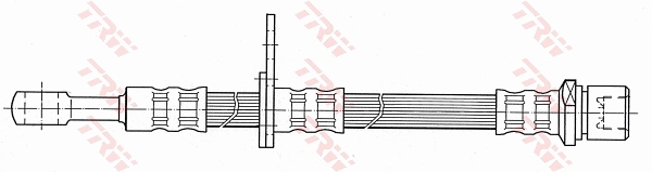 TRW Bremseslange phd438 for SUBARU