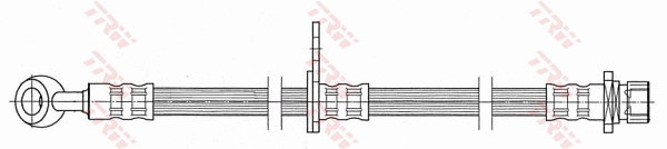 TRW Bremseslange phd449 for HONDA