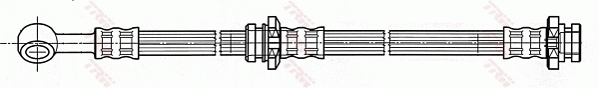 TRW Bremseslange phd497 for NISSAN