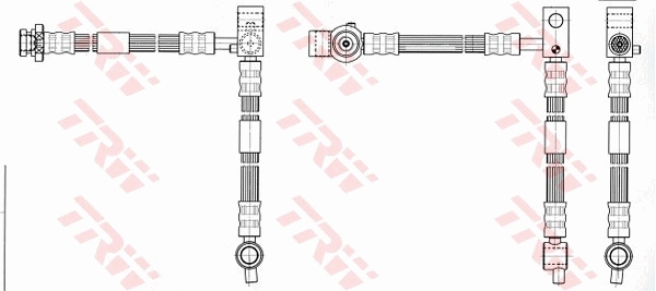 TRW Bremseslange phd542 for NISSAN
