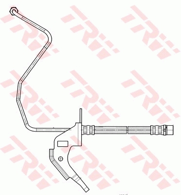 TRW Bremseslange phd563 for VAUXHALL