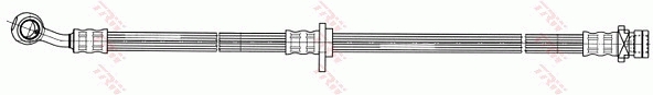 TRW Bremseslange phd596 for HONDA