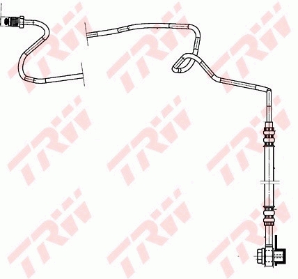 TRW Bremseslange phd942 for VW