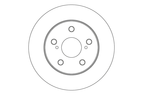 TRW Bremseskive df3970 265mm 10mm for TOYOTA (FAW) TOYOTA (GAC) TOYOTA