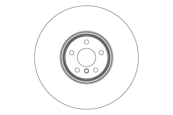 TRW Bremseskive df6638s 374mm 36mm for BMW (BRILLIANCE) BMW