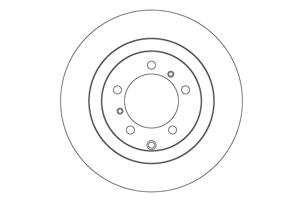 TRW Bremseskive df4616s 330mm 26mm for PORSCHE