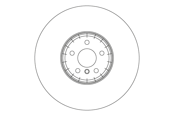TRW Bremseskive df6639s 374mm 36mm for BMW (BRILLIANCE) BMW