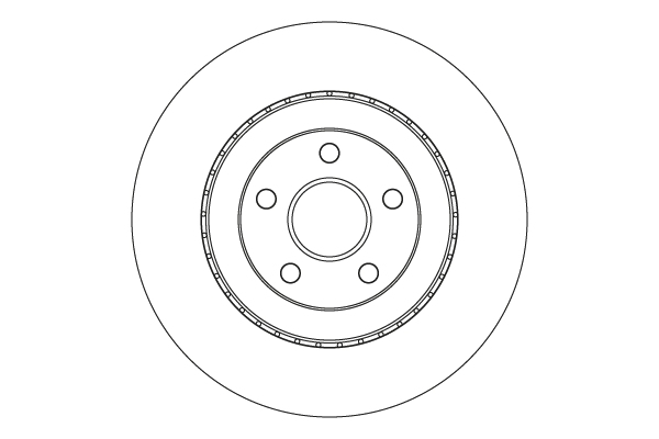 TRW Bremseskive df6569s 380mm 34mm for JEEP