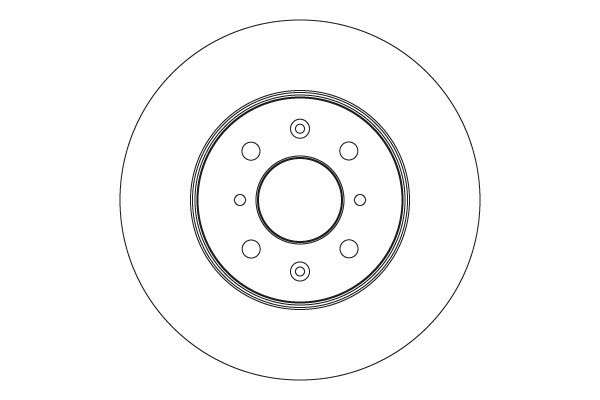 TRW Bremseskive df6036 262mm 21mm for HONDA