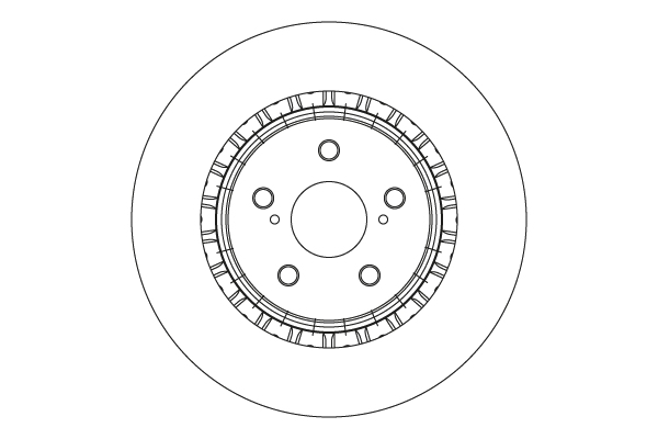 TRW Bremseskive df6858s 328mm 28mm for LEXUS TOYOTA