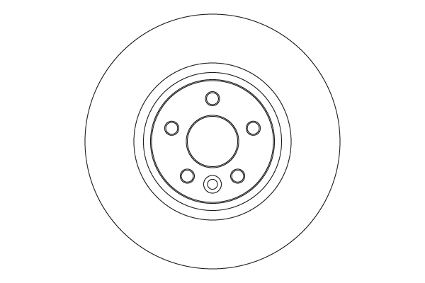 TRW Bremseskive df6848s 325mm 30mm for JAGUAR