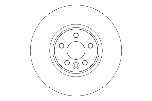 TRW Bremseskive df6724s 324mm 28mm for VOLVO