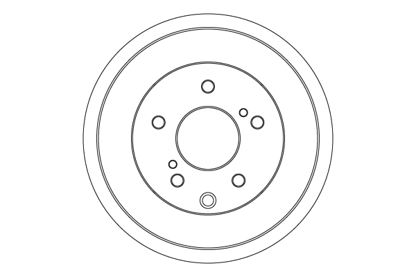 TRW Bremsetromle DB5006 for NISSAN