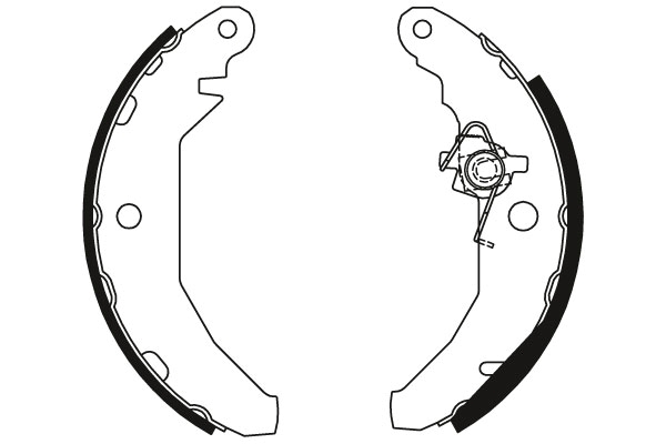 TRW Bremsebakkesæt gs6179 for FORD