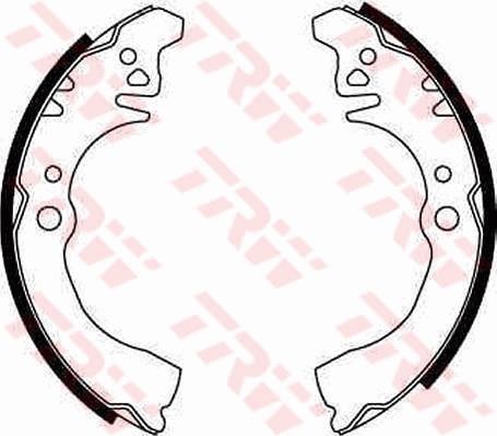 TRW Bremsebakkesæt gs8648 for TOYOTA DAIHATSU