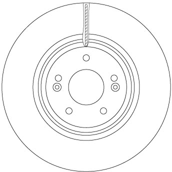 TRW Bremseskive df6958s 330mm 30mm for KIA