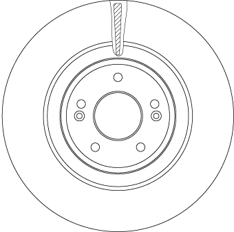 TRW Bremseskive df6572 345mm 30mm for GENESIS