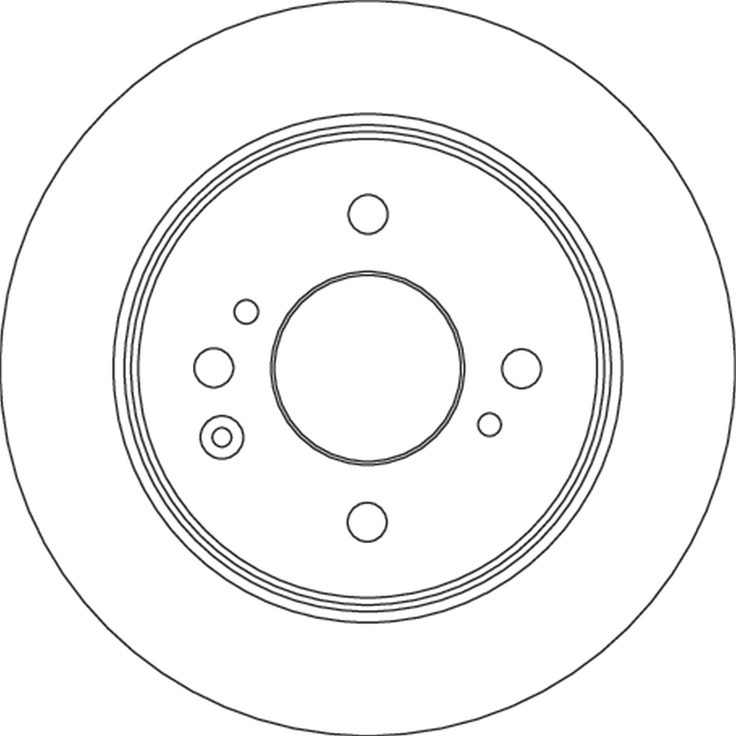 TRW Bremseskive df6875 239mm 9mm for HONDA