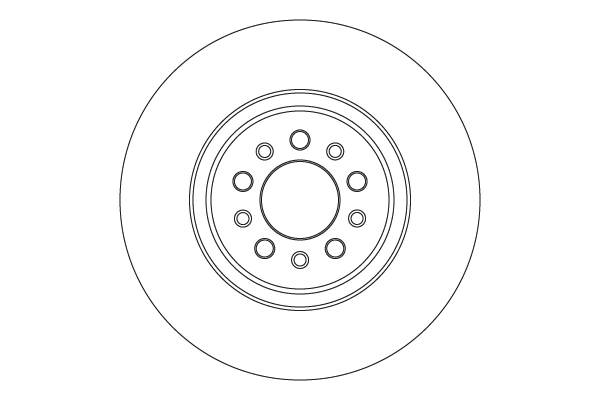 TRW Bremseskive df6837s 330mm 28mm for JEEP CHRYSLER