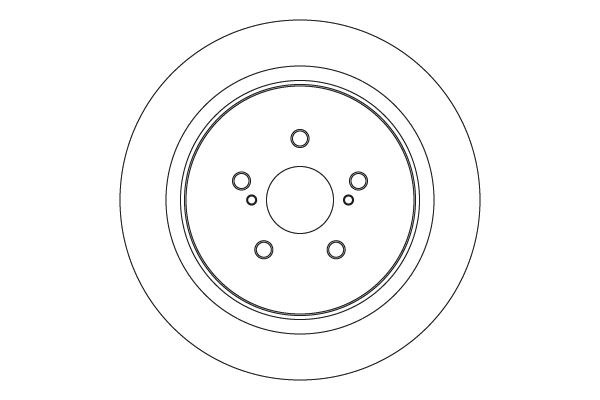 TRW Bremseskive df6746 338mm 18mm for LEXUS