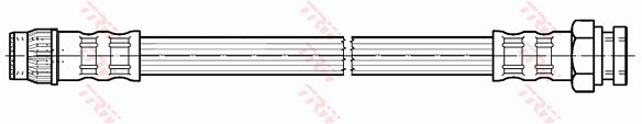 TRW Bremseslange pha422 for PEUGEOT