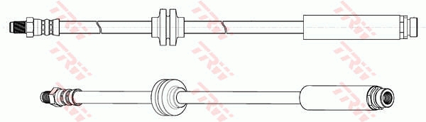 TRW Bremseslange phb651 for FORD