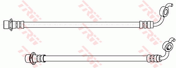 TRW Bremseslange phd1154 for TOYOTA