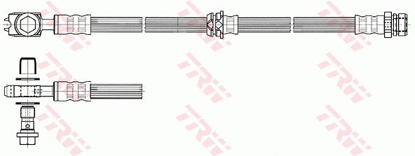 TRW Bremseslange phd560 for VW