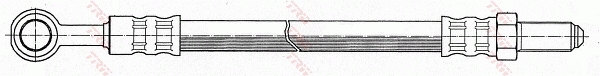 TRW Bremseslange phd677 for SANTANA SUZUKI
