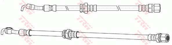 TRW Bremseslange phd948 for DAEWOO BUICK (SGM)