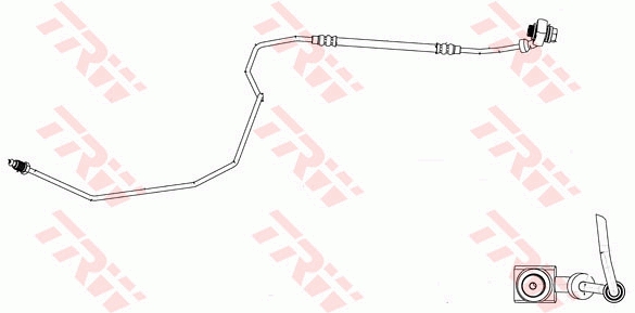 TRW Bremseslange phd1162 for VW