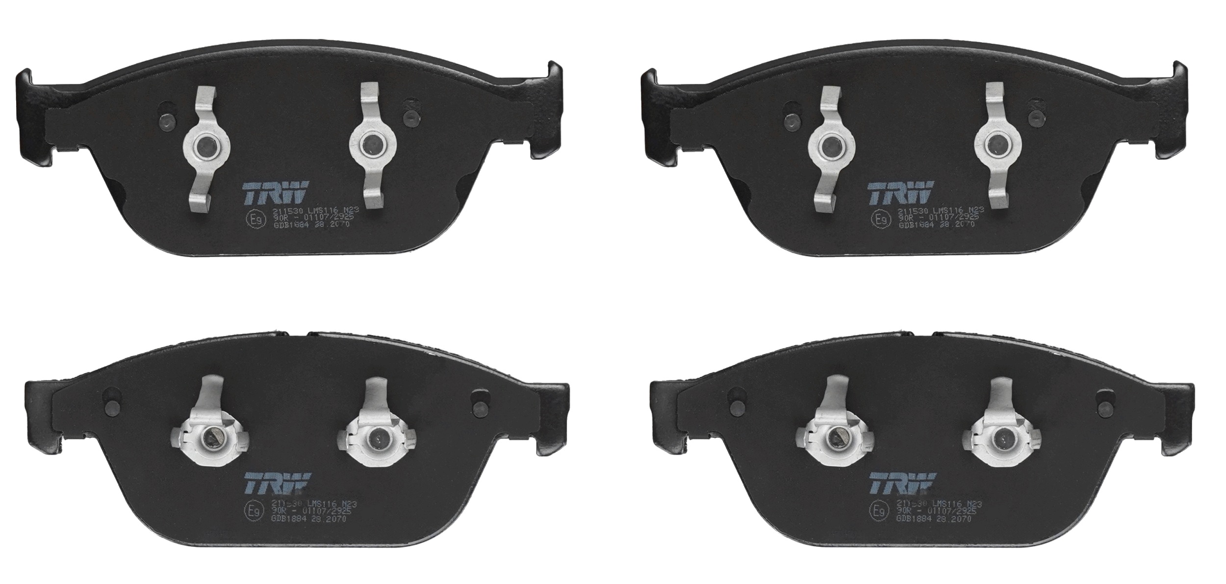 TRW Bremseklodser gdb1884 for VW AUDI