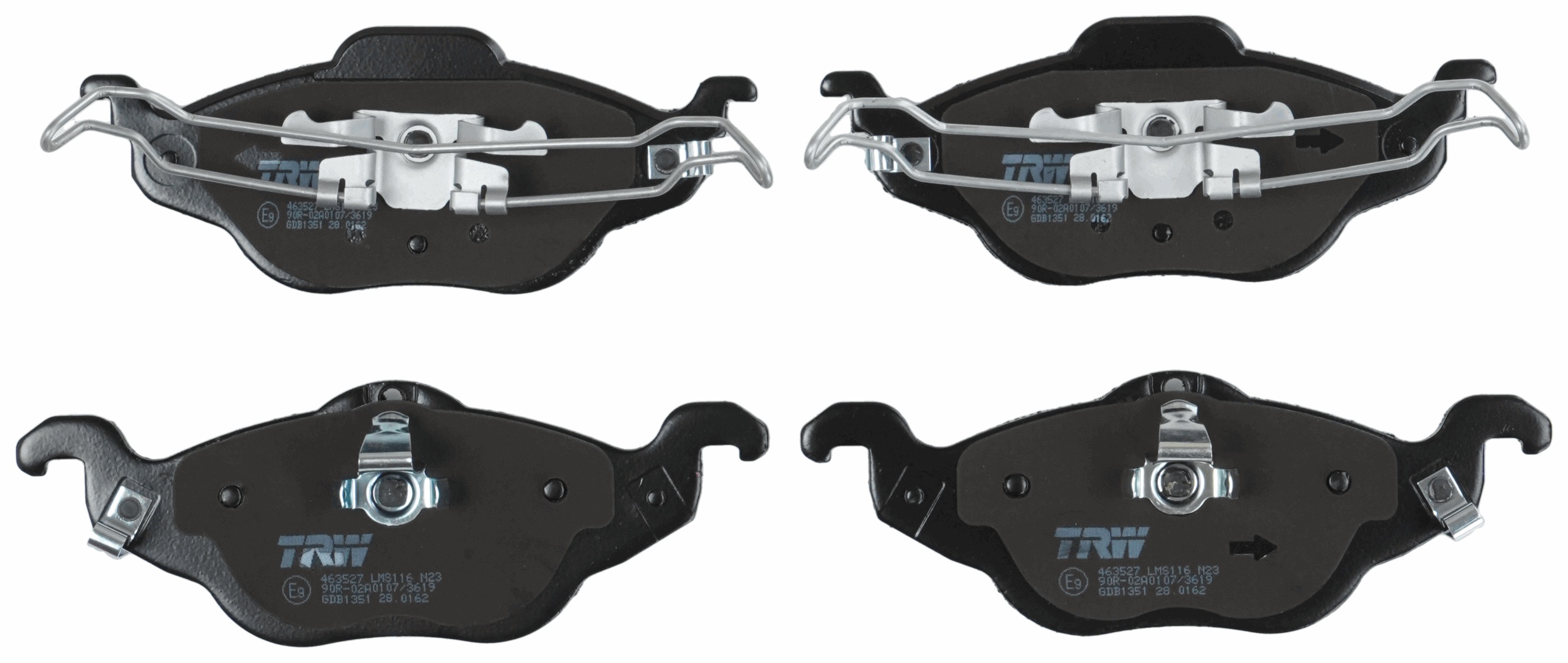 TRW Bremseklodser gdb1351 for OPEL VAUXHALL CHEVROLET