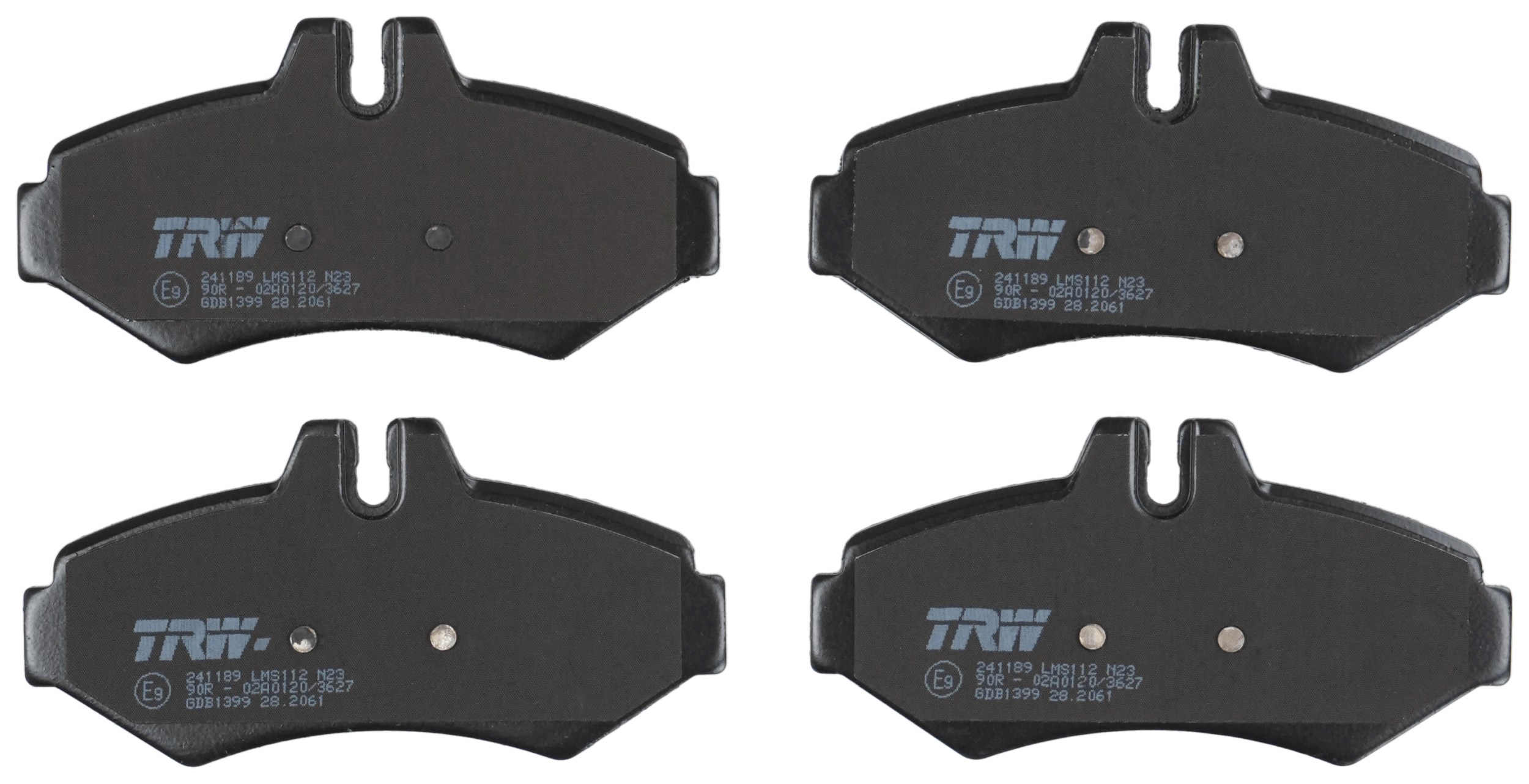 TRW Bremseklodser gdb1399 for MERCEDES-BENZ VW