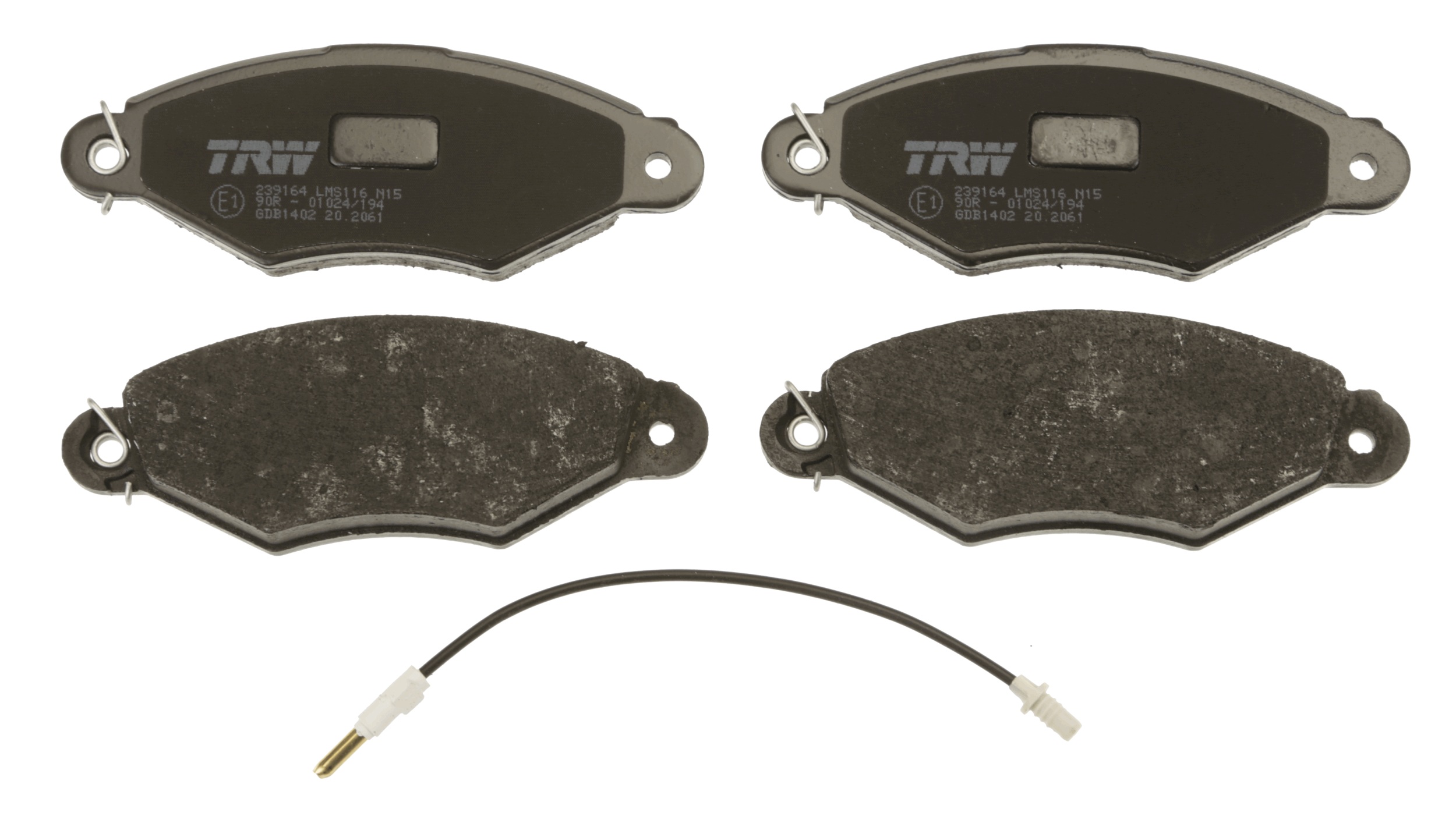 TRW Bremseklodser gdb1402 for NISSAN RENAULT