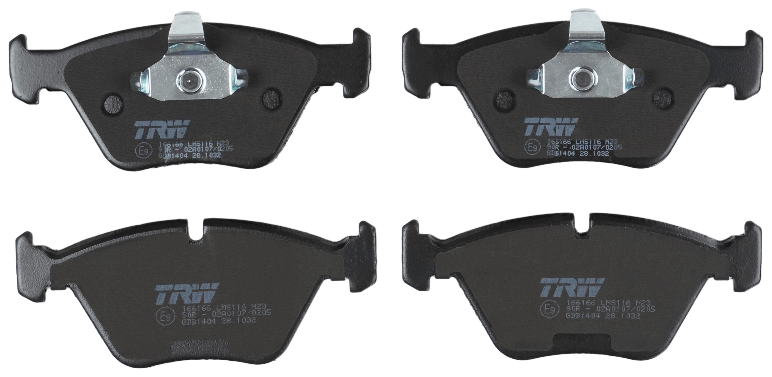 TRW Bremseklodser gdb1404 for BMW