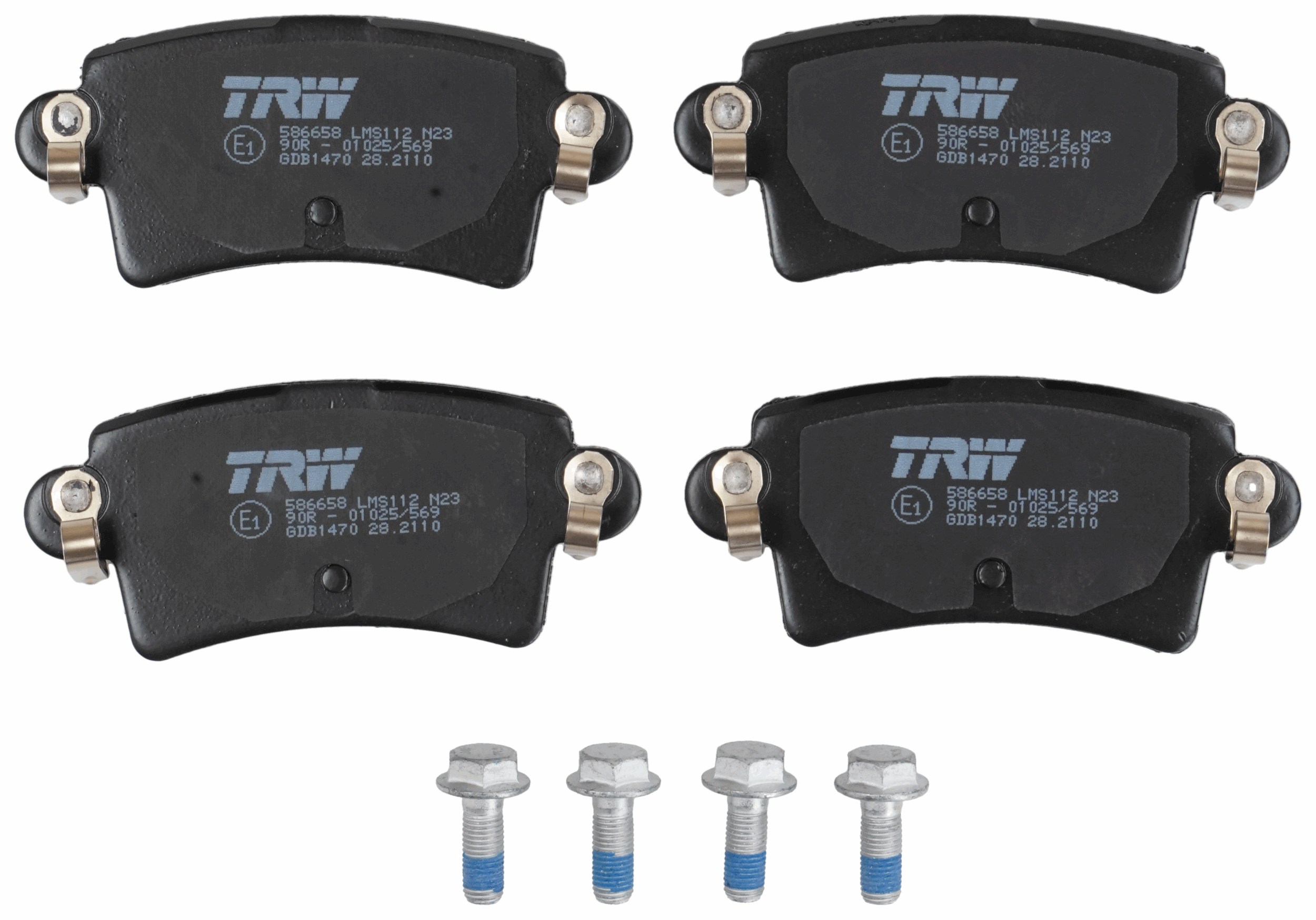 TRW Bremseklodser gdb1470 for OPEL VAUXHALL NISSAN RENAULT