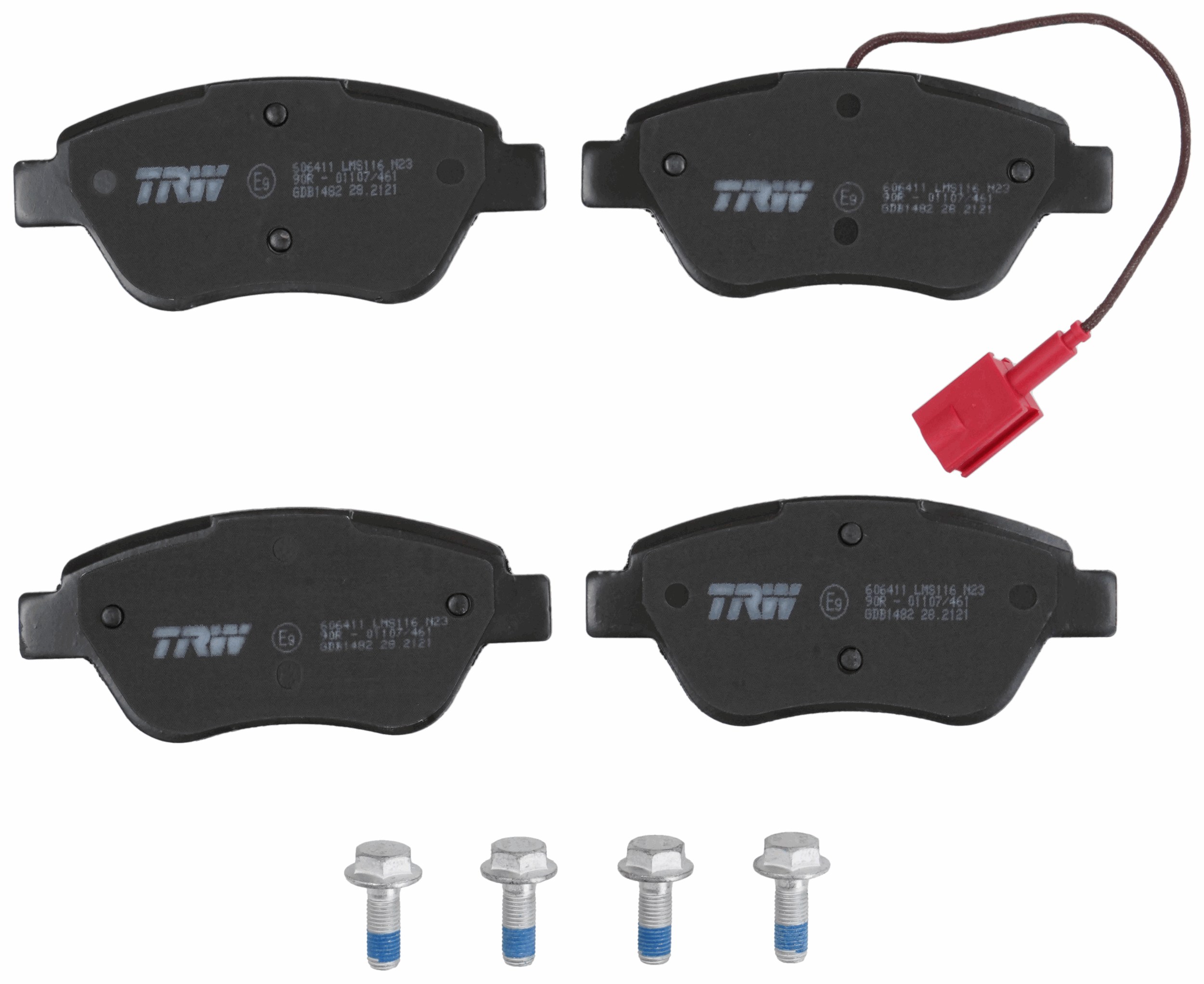 TRW Bremseklodser gdb1482 for PEUGEOT FIAT LANCIA