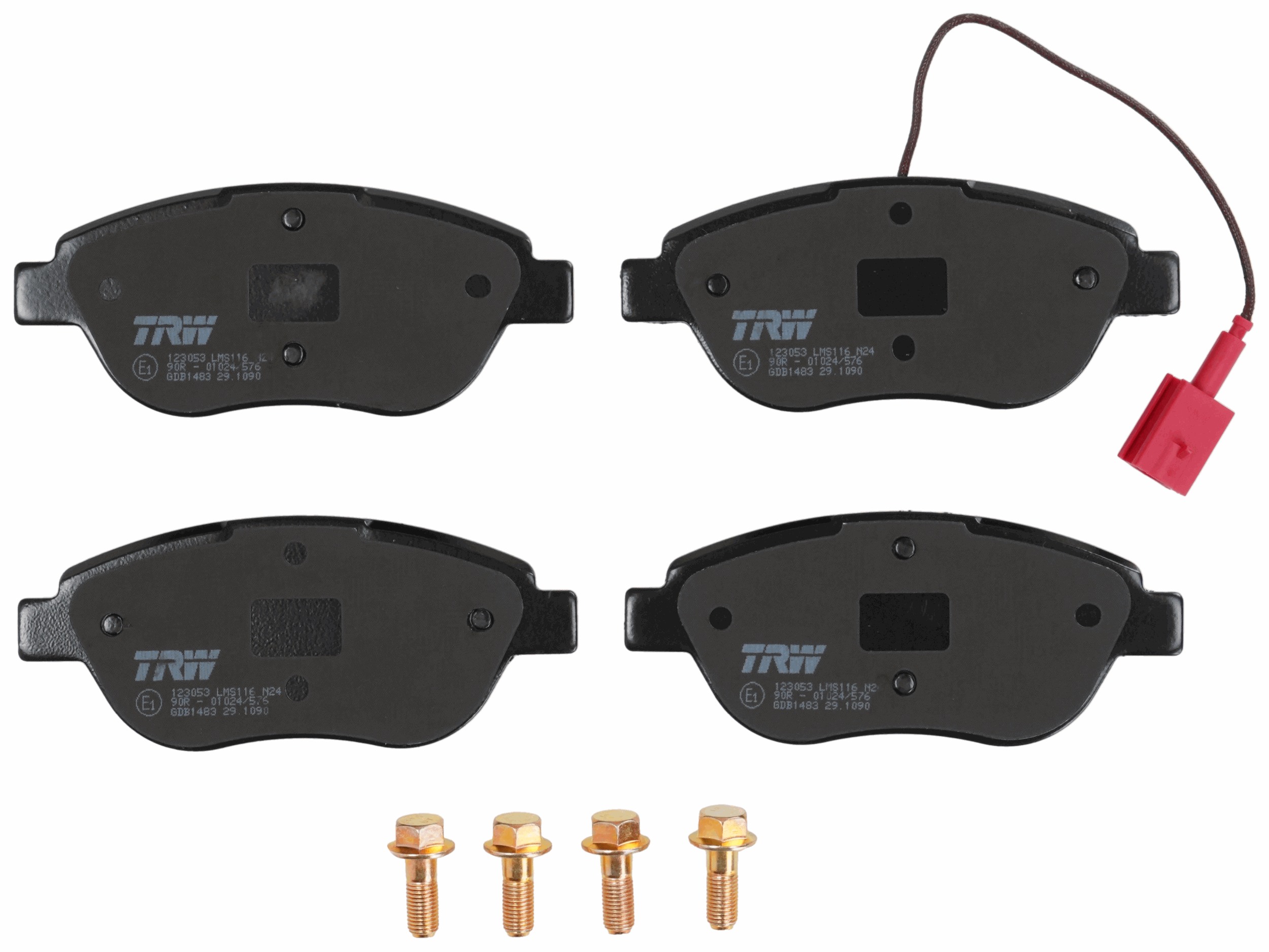 TRW Bremseklodser gdb1483 for FIAT LANCIA ABARTH