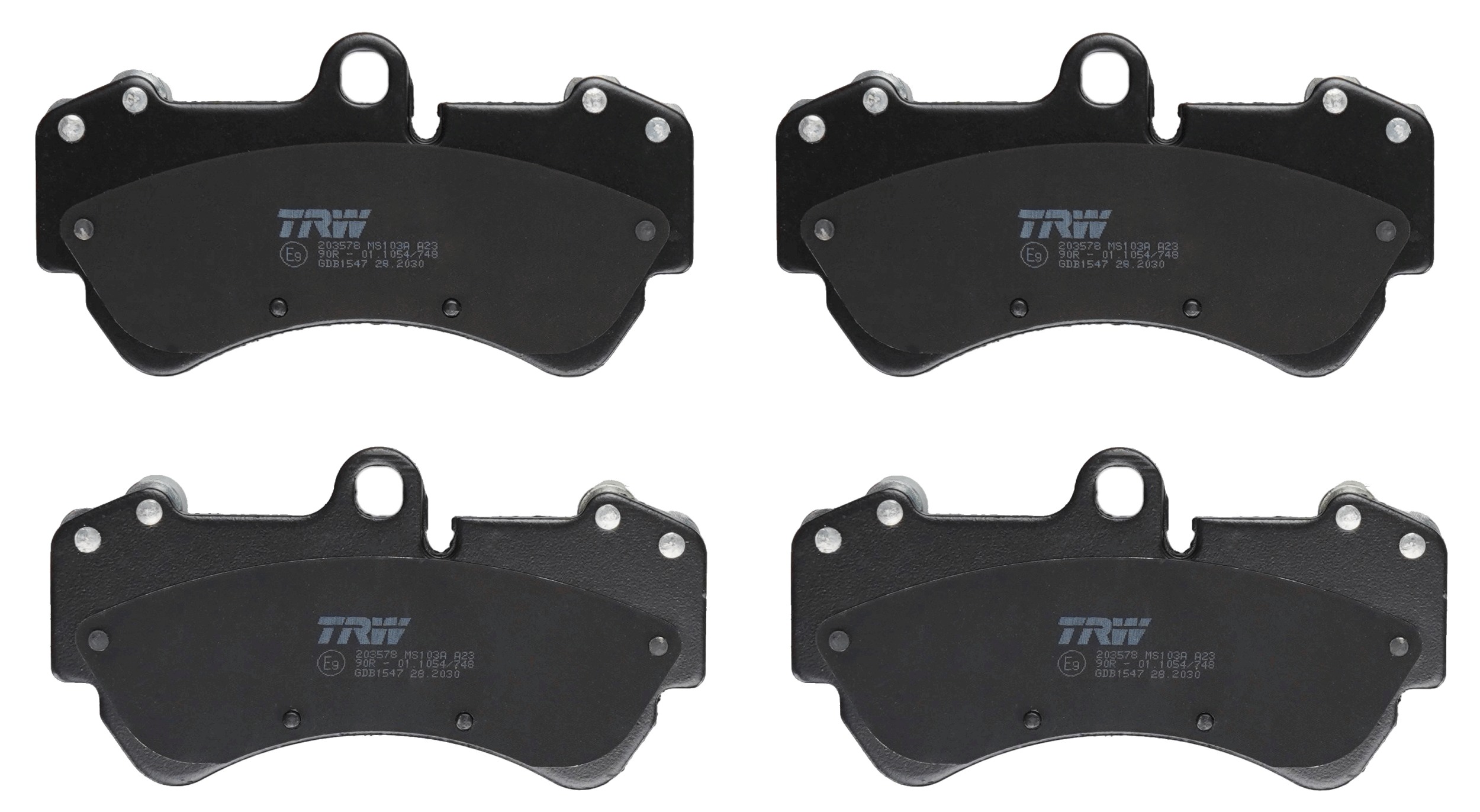 TRW Bremseklodser gdb1547 for VW PORSCHE