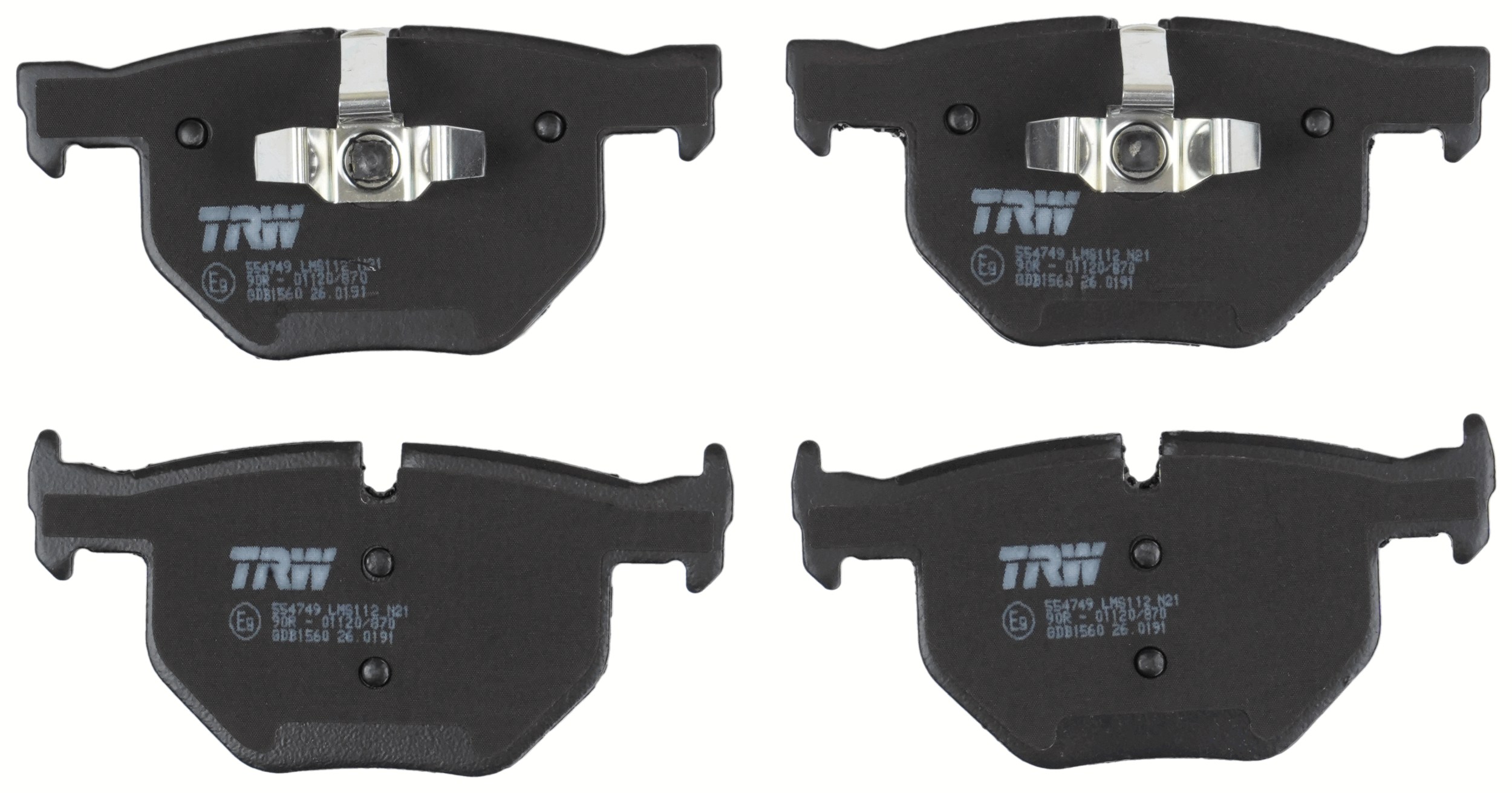 TRW Bremseklodser gdb1560 for BMW